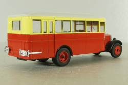 Зис-8 автобус, красно/желтый, Наши Автобусы №9, Modimio 1:43 Уценка!