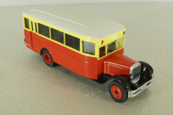 Зис-8 автобус, красно/желтый, Наши Автобусы №9, Modimio 1:43 Уценка!